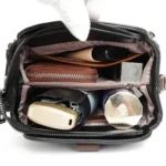 High Quality Kangaroo Original Hand & Shoulder Bag (Maroon Color) - Image 3