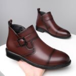 Men’s Classic Mid Cut Chelsea Boots - Image 3