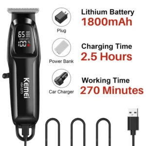 Professional Hair Trimmer, Kemei KM-2273. 01794200810