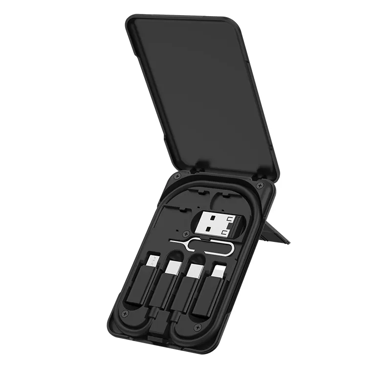 Hoco U86 Treasure Charging Data Cable With Storage Case