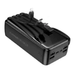 Hoco MMJ13 Rest 30000mAh Power Bank with Built in Cables - Image 4