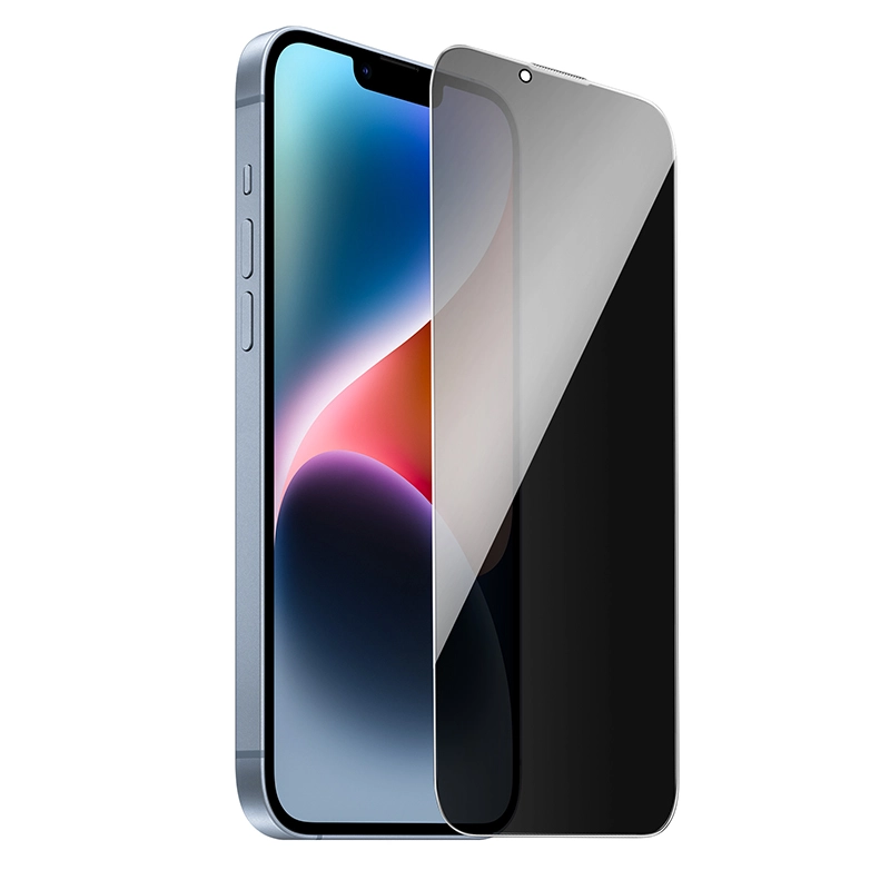 Hoco A34 Plus 9D large Arc Dustproof Anti-spy Privacy Protection Glass for iPhone 14