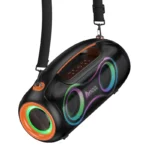 DS67 SuperBass Pro 600W Wireless Party Speaker | RGB Lights & Dual Mic | 6000mAh - Image 2