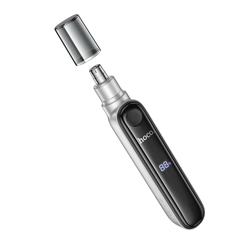 Hoco HP33 Electric Nose Hair Trimmer with Display – Metal Gray