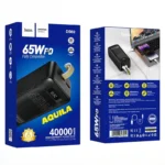 Hoco DB82 65W PD 40000mAh Power Bank – Dual USB-C PD, 22.5W USB-A & LED Display - Image 7
