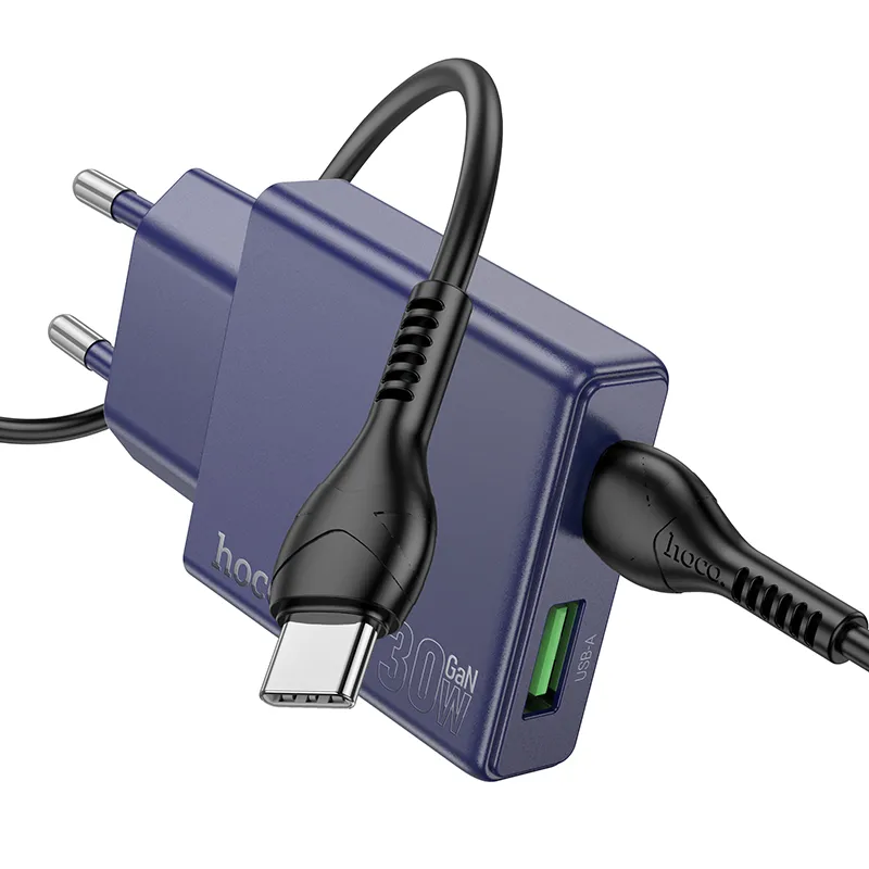 Hoco N45 Biscuit PD30W QC3.0 Dual Port Charger Set