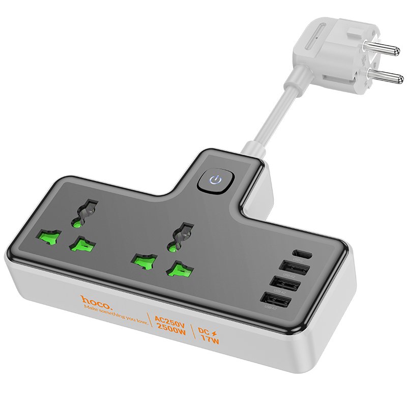 Hoco AC11A Voyage 2-Position Expansion Socket (1C3A)