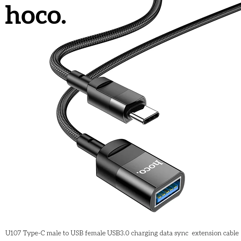 Hoco U107 USB 3.0 Type-C Male to USB Female Extension Cable