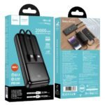 Hoco MMJ28 22.5W 20000mAh Power Bank with Built-in Cables - Image 4
