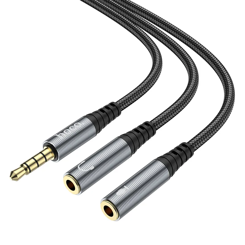 Hoco UPA21 2 in 1 headset audio adapter cable