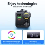 E86 Alegria 48W Dual Port Car Charger | 30W PD + QC3.0 | Bluetooth 5.4 FM Transmitter - Image 6
