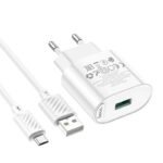 Hoco C109A 18W QC3.0 Charger with Micro USB Cable - Image 2