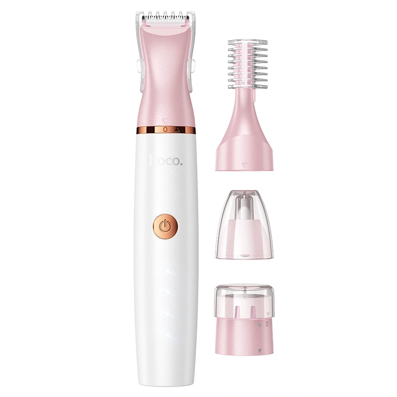 Hoco HP82 4-in-1 Ladies Trimmer and Shaver – IPX6 Waterproof with 4 Attachments