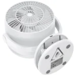 Hoco HX608 3-in-1 Automatic Rotating Clip Fan with 3600mAh Battery – Clip, Desk & Wall Mount Cooling - Image 5