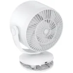Hoco HX608 3-in-1 Automatic Rotating Clip Fan with 3600mAh Battery – Clip, Desk & Wall Mount Cooling - Image 4