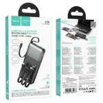 Hoco J156 Founder 22.5W PD20W 10000mAh Power Bank with 5 Outputs & LED Display - Image 8