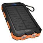 Hoco J164 Platinum Dual Light Solar Power Bank - Image 3
