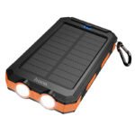 Hoco J164 Platinum Dual Light Solar Power Bank - Image 4