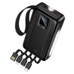 Hoco J173 Jingyao 22.5W+PD20W 20000mAh Power Bank with Four Cables – Compact Power for Every Device in Your Bag - Image 4