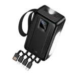 Hoco J173A 22.5W 30000mAh Power Bank with Four Cables – One Power Bank for Every Device in Your Home
