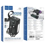 Hoco J173A 22.5W 30000mAh Power Bank with Four Cables – One Power Bank for Every Device in Your Home - Image 8