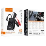 Hoco QS6 Intelligent Air Pump + Emergency Car Jump Starter 8000mAh Power Bank - Image 9