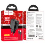 Hoco CS21A 18W Wall Charger Set With USB-A To Type C Cable - Image 5