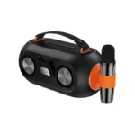 DS64 30W Bluetooth Speaker with Mic | With Vibrant Multi-Color LED Light - Image 3