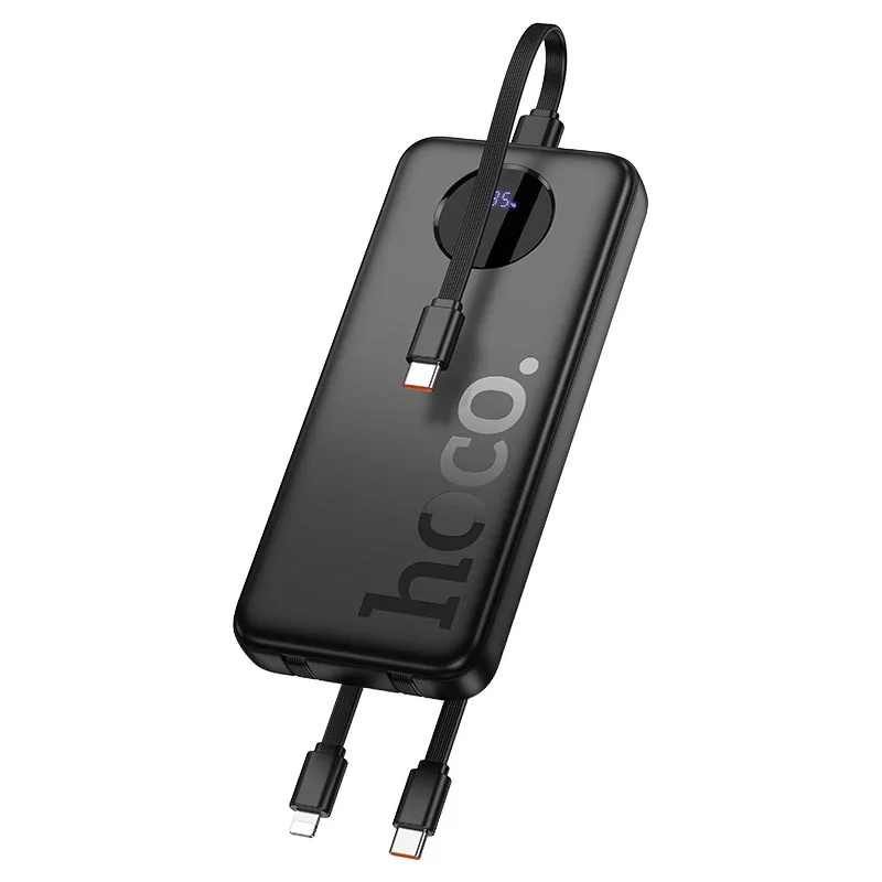 J132 Sabio 22.5W+PD20W 10000mAh Power Bank with Built-in Cables – Fast Charging